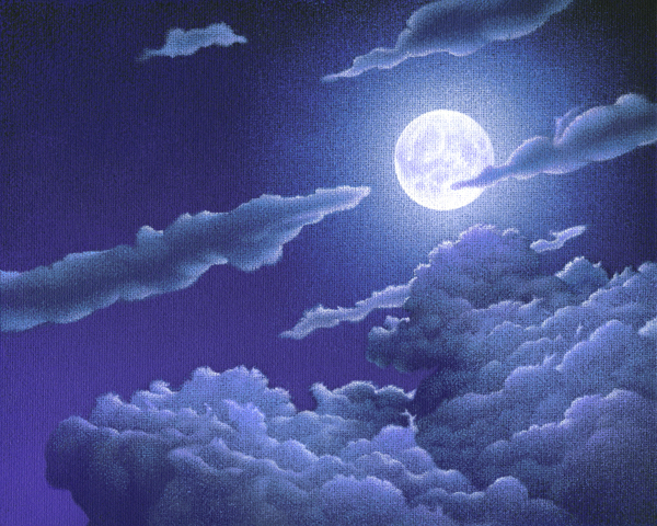 Moonlit - Cloud Painting