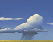 Kansas Jellyfish Cloud Painting