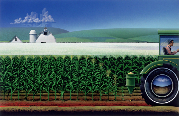 Instant Cornfield illustration by Mark Smollin