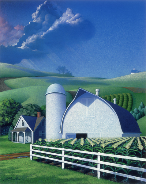 Country landscape by Mark Smollin