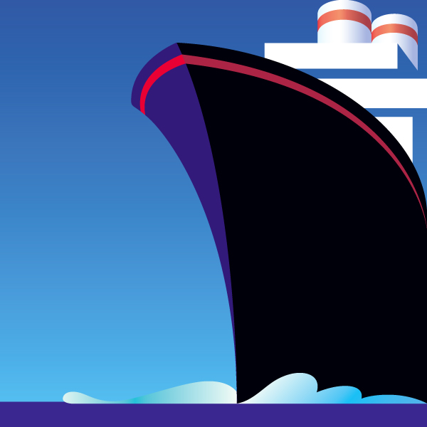 Luxury Liner Travel Icon
