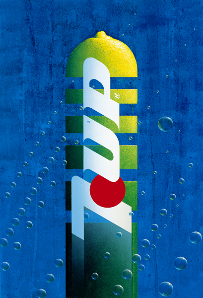 Seven Up Illustration by Mark Smollin