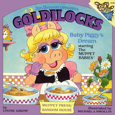 Cover Art for Jim Henson Presents Goldilocks illustrated by Michael Smollin