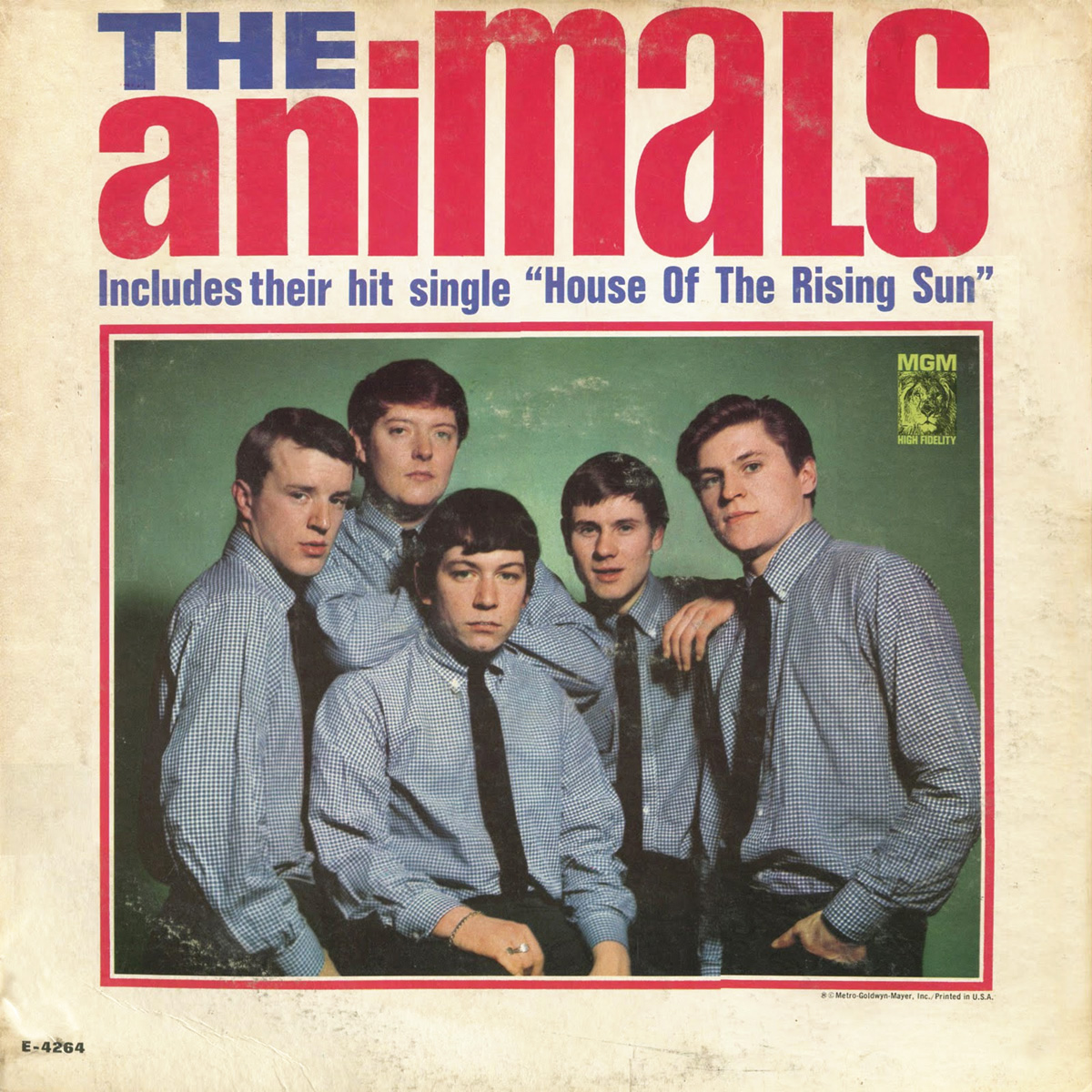 Animals LP Art Circa 1964