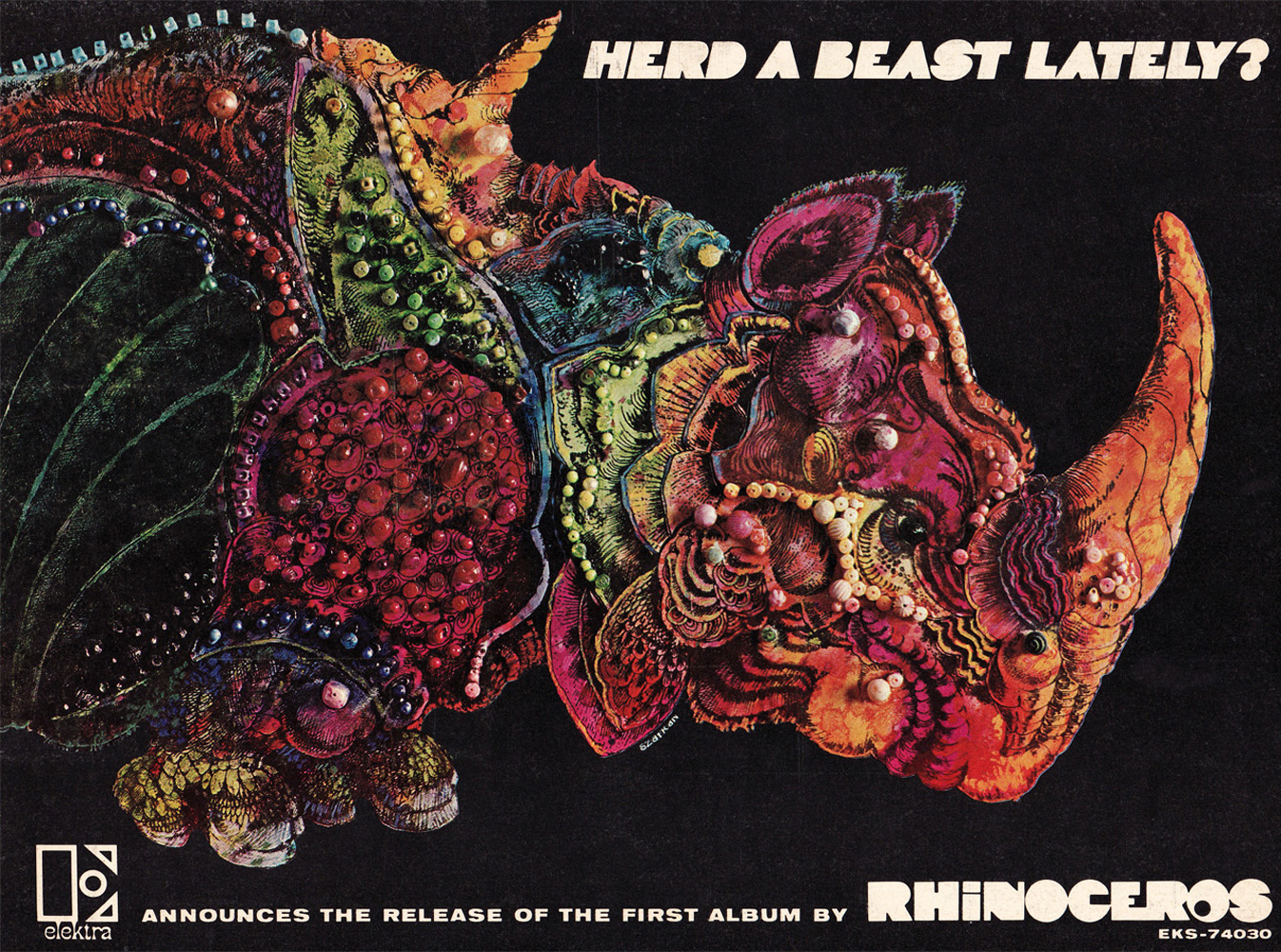 Rhinoceros First Album Poster