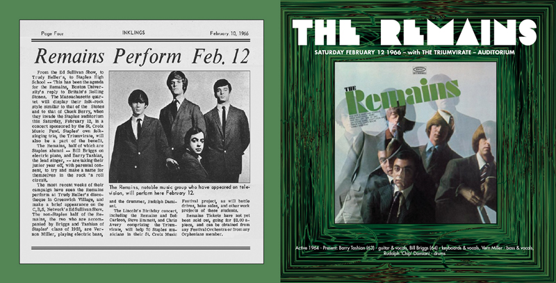 The Remains Sample Band Page